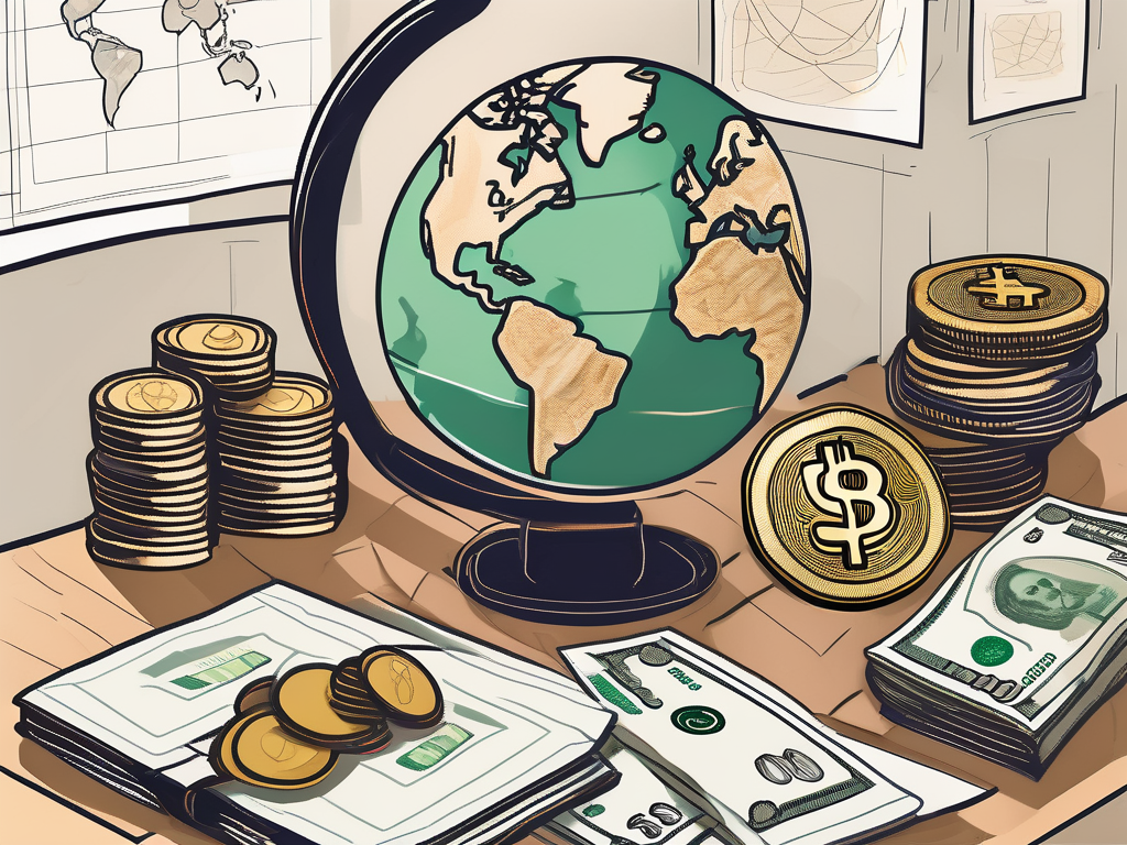 A classroom setting with international teaching aids