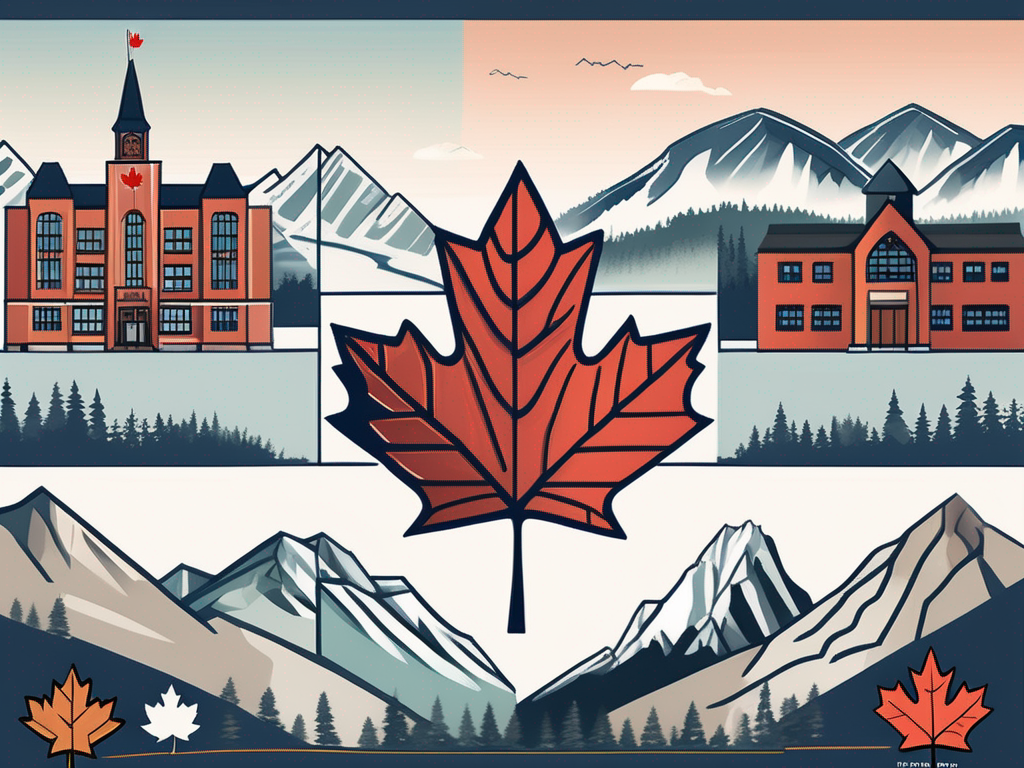 Five distinct school buildings