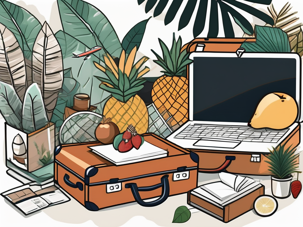 An indonesian classroom with various international symbols