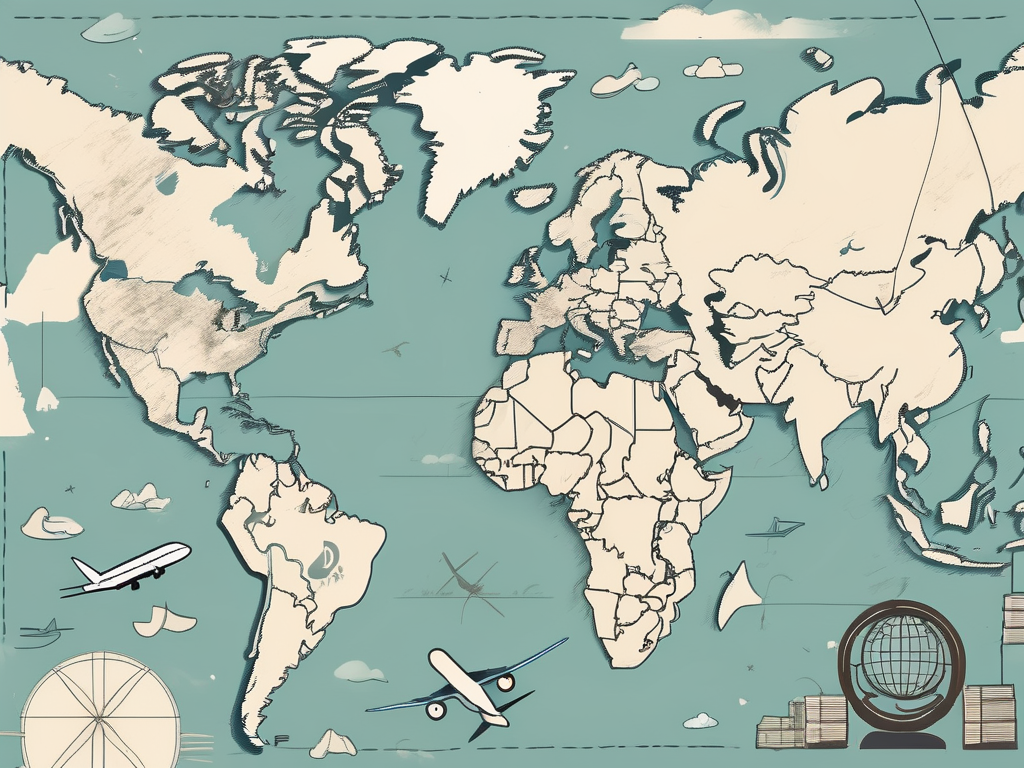 A classroom setting with global maps