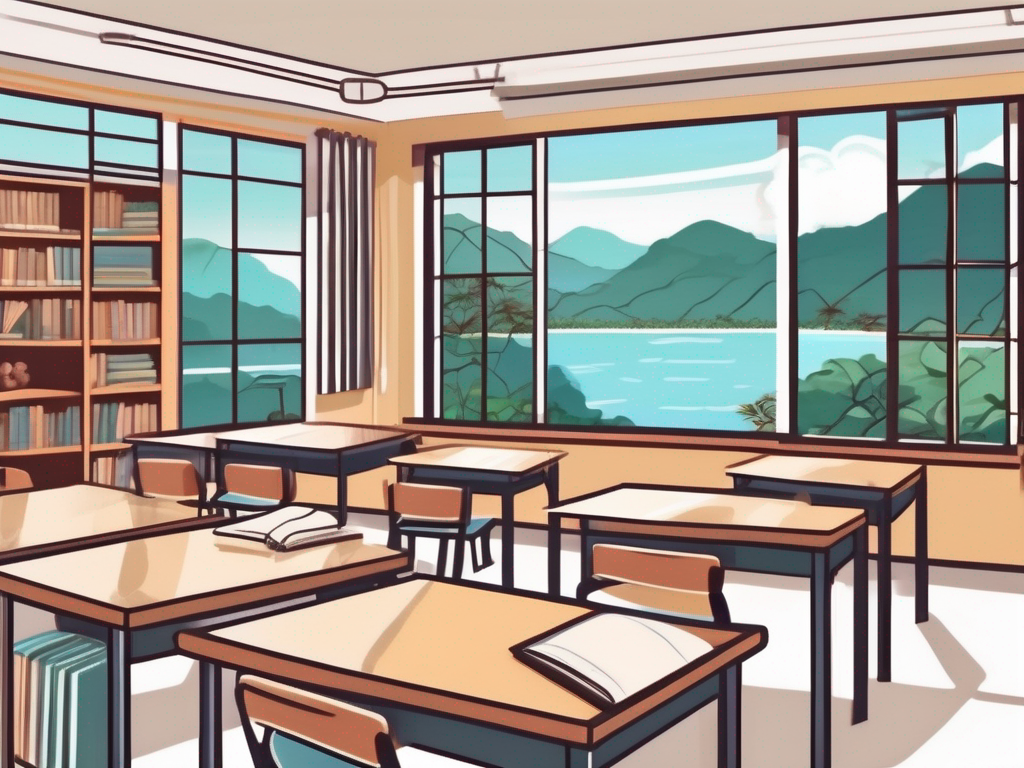 A classroom setting in an international school in phuket