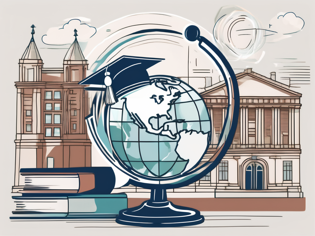 A globe focused on france