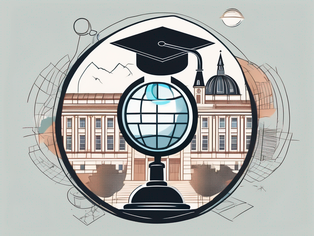 A globe focused on hungary