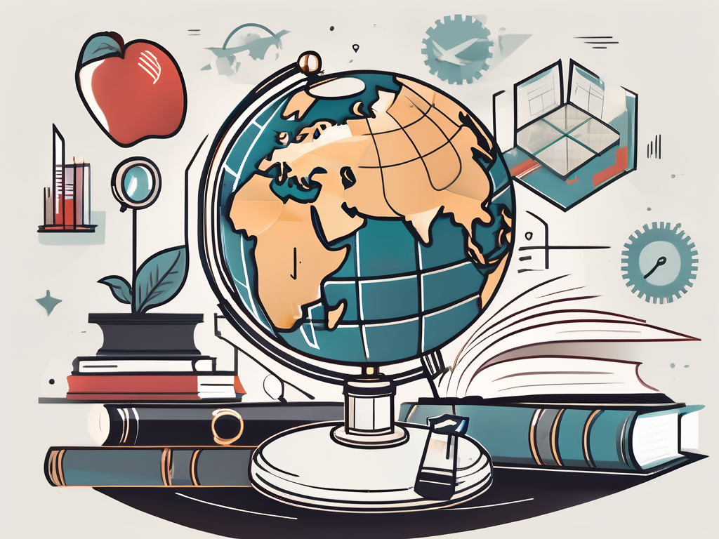 A globe focused on jordan