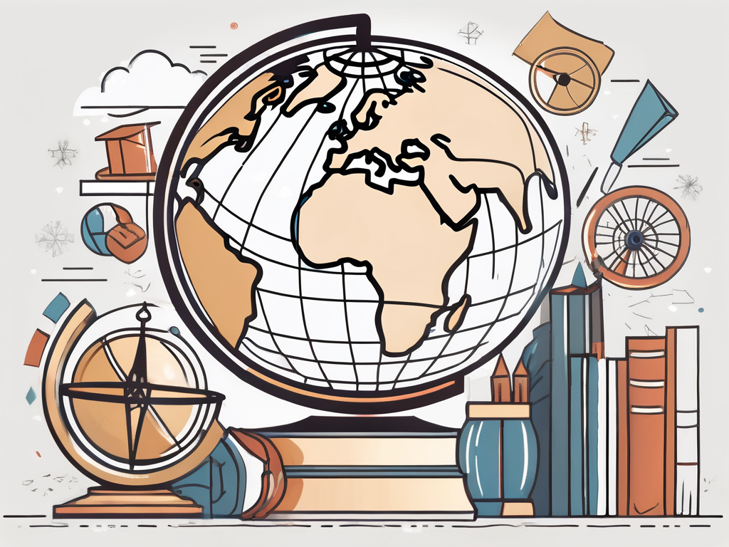 A globe with luxembourg highlighted