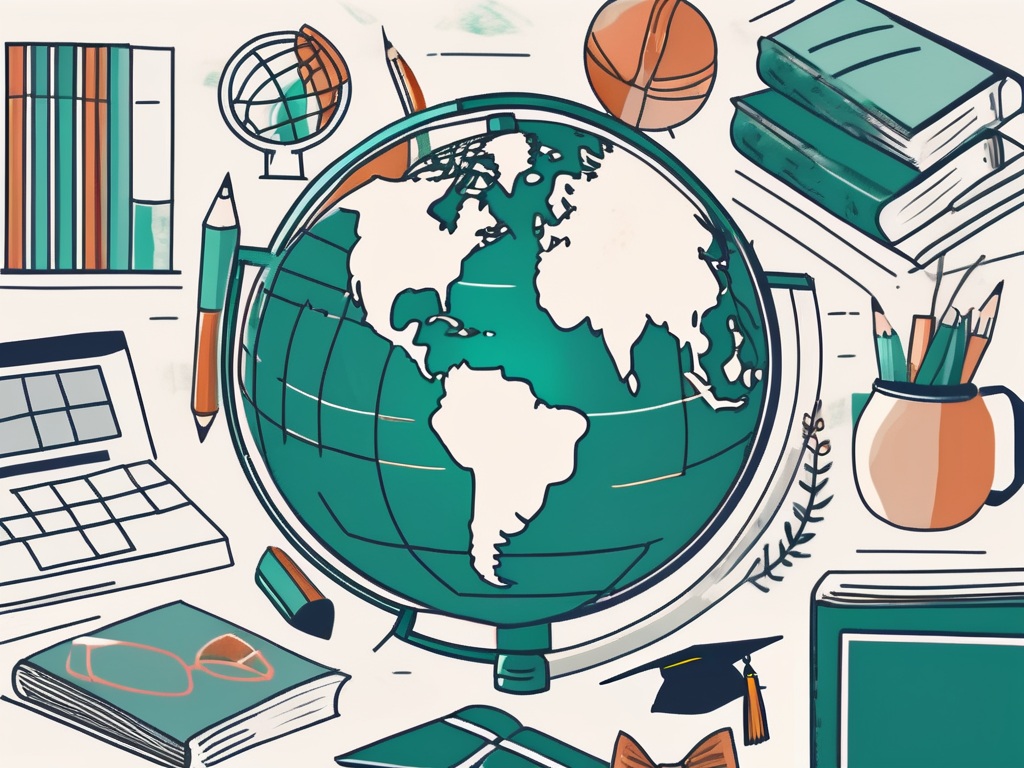 A globe focused on mexico