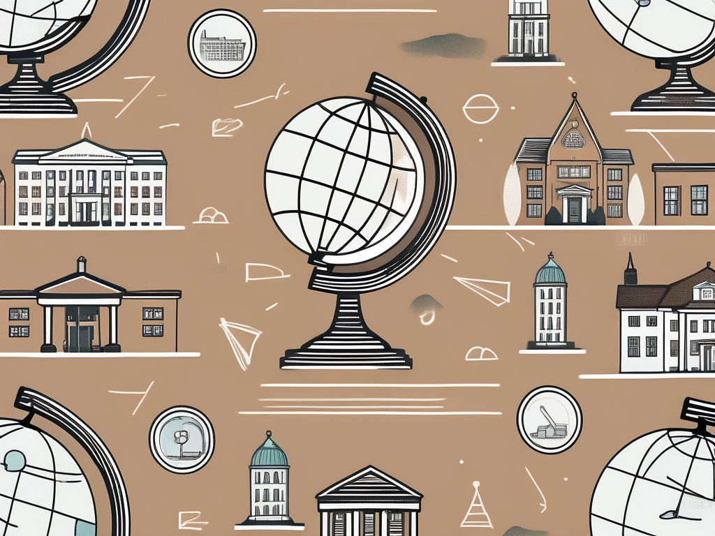 A globe focused on sweden