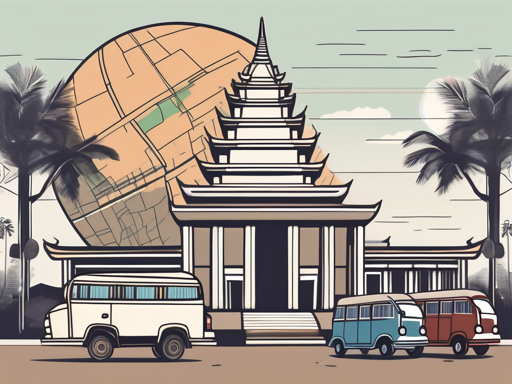 An international school building in thailand surrounded by thai cultural elements