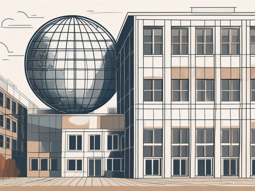 An international school building in amsterdam