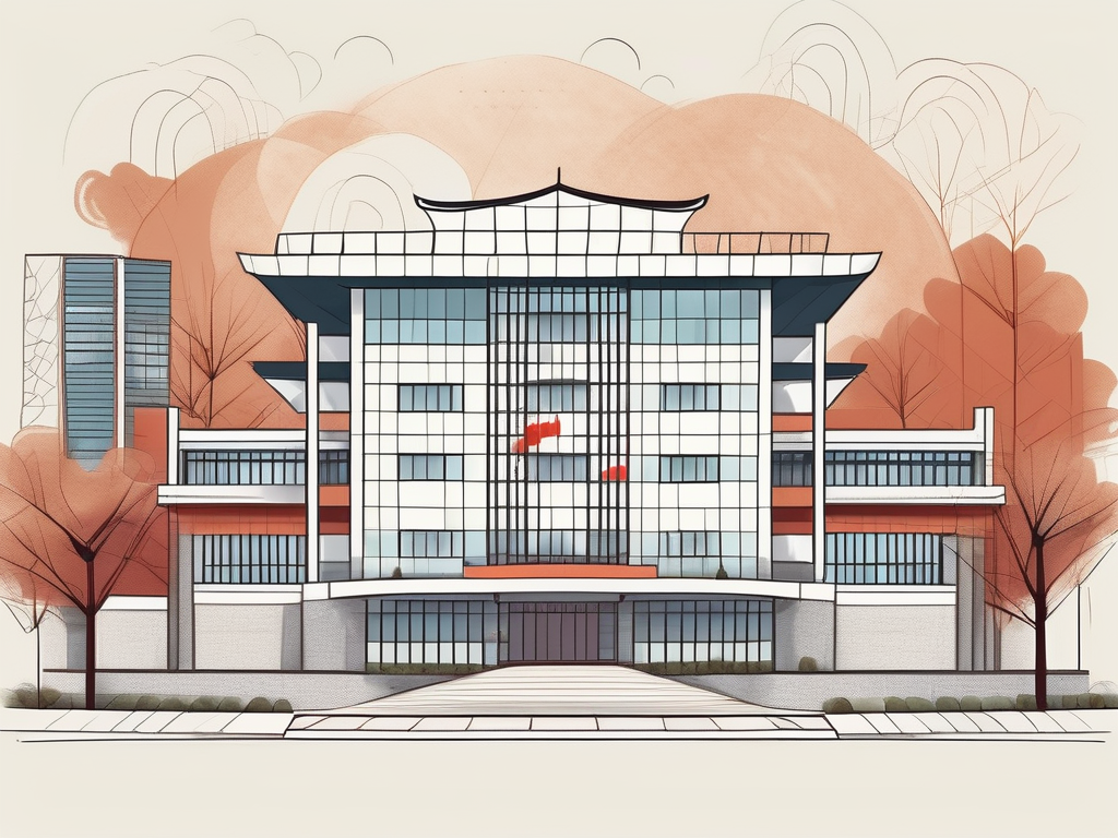 An international school building in chengdu