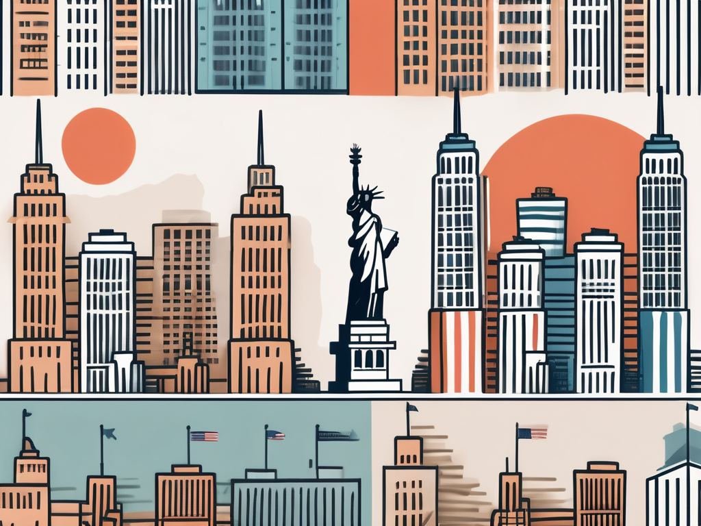 A diverse set of international school buildings in new york