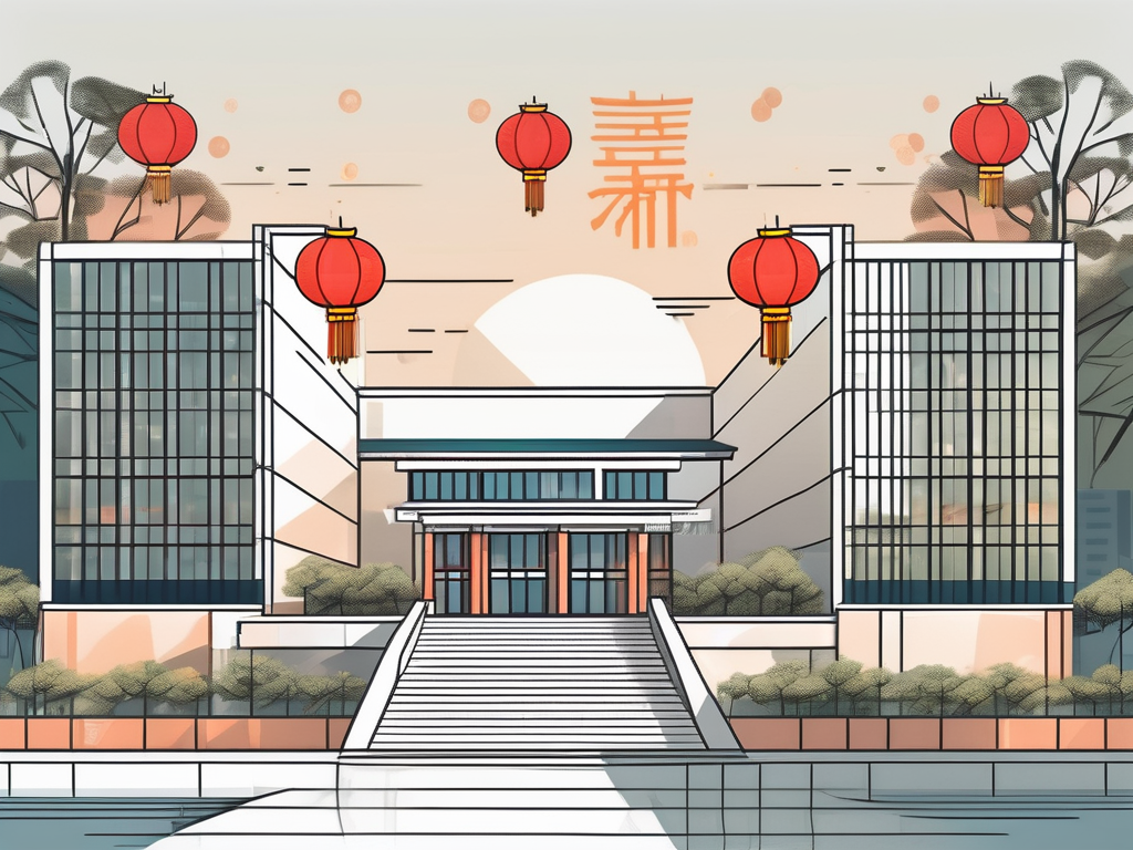 A modern international school building in guangzhou