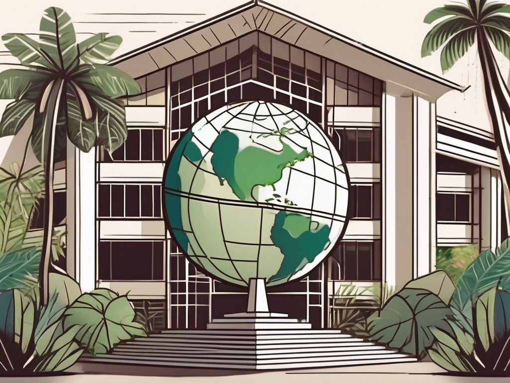 An international school building in indonesia