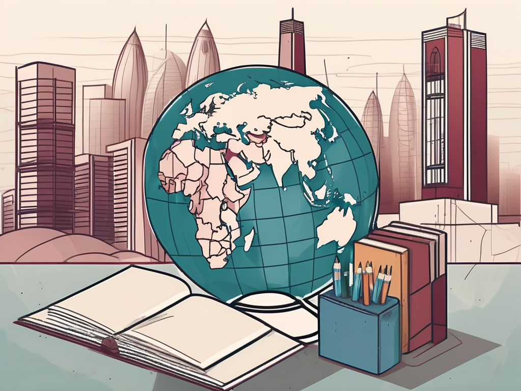 A classroom setting with diverse educational tools and materials