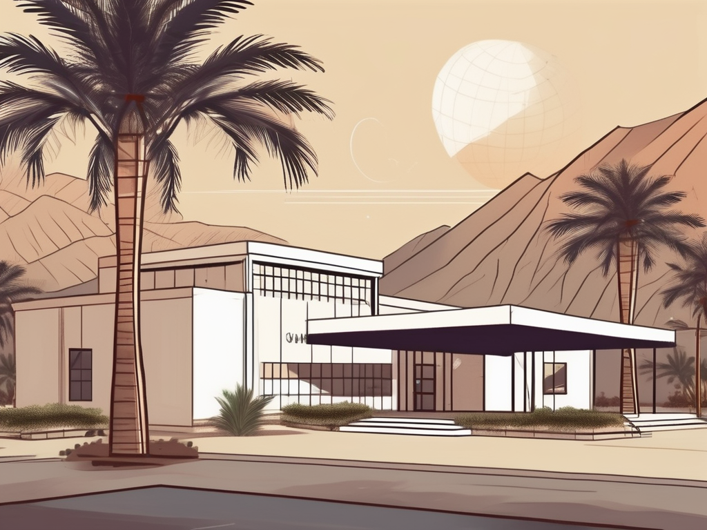 An international school building in oman