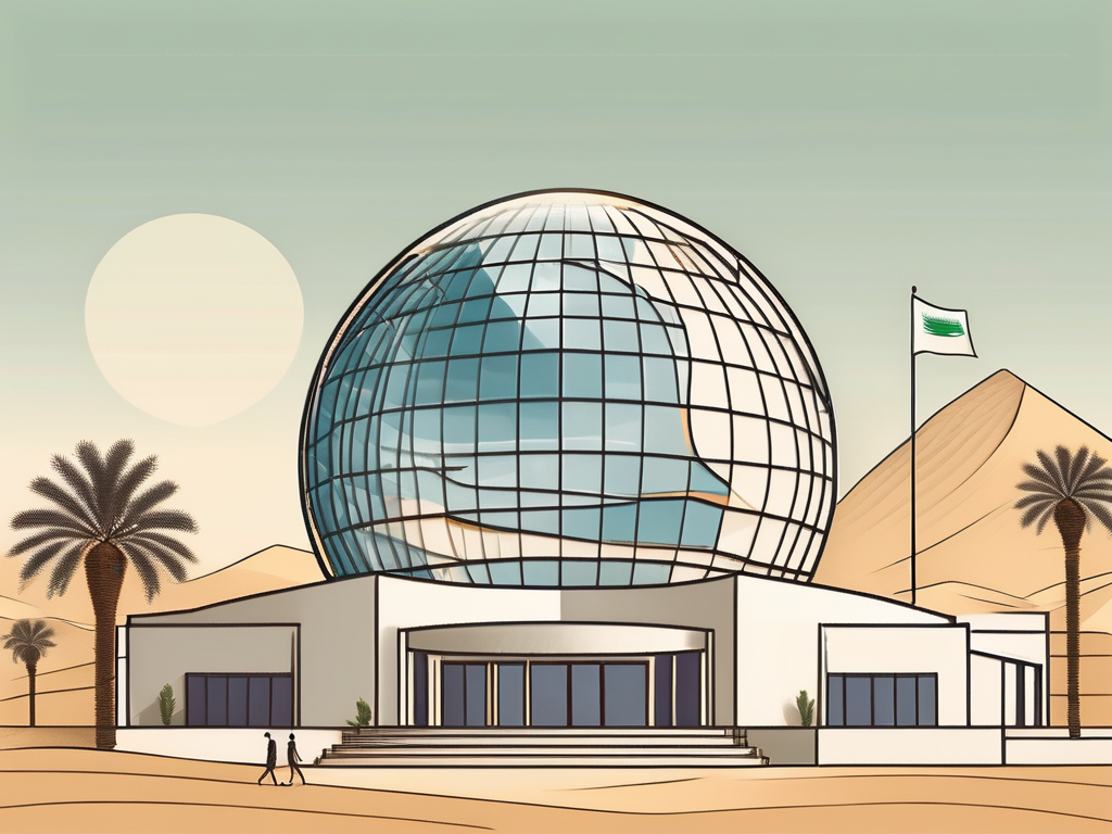 A modern international school building in saudi arabia