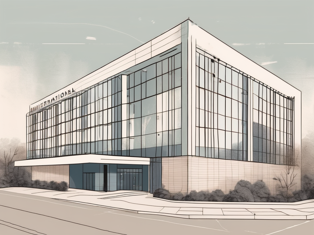 The harrow international school beijing building with a few job application documents like a resume and cover letter nearby