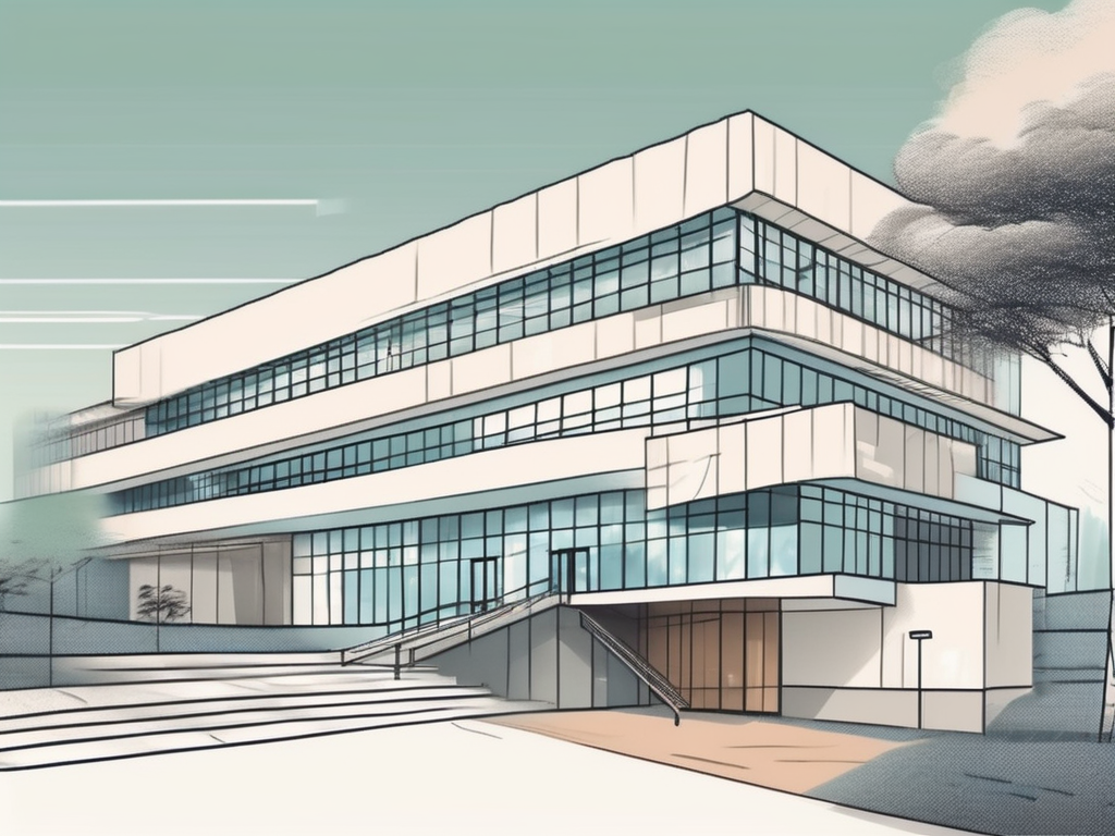 Shen wai international school building with a path leading up to it