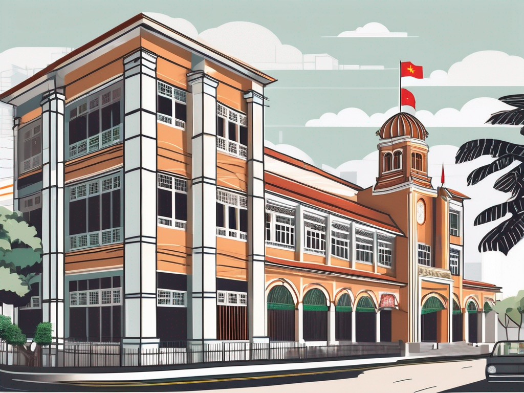 The british international school building in ho chi minh city