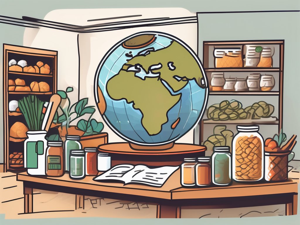 A classroom with thai elements