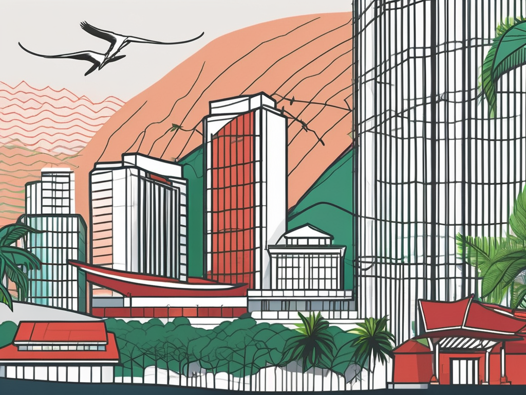 The international school of port of spain surrounded by iconic trinidad and tobago landmarks