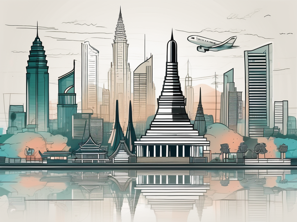 A classroom setting in singapore with various elements like an apple (symbolizing education)