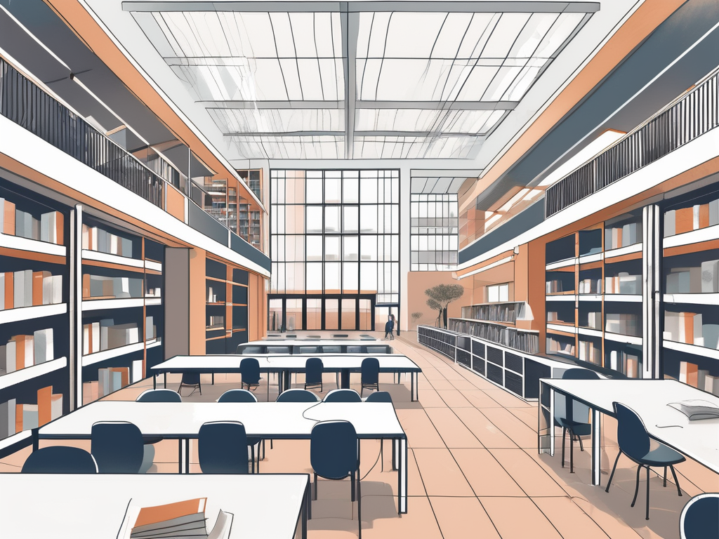 The international school of amsterdam's campus featuring various educational facilities like the library