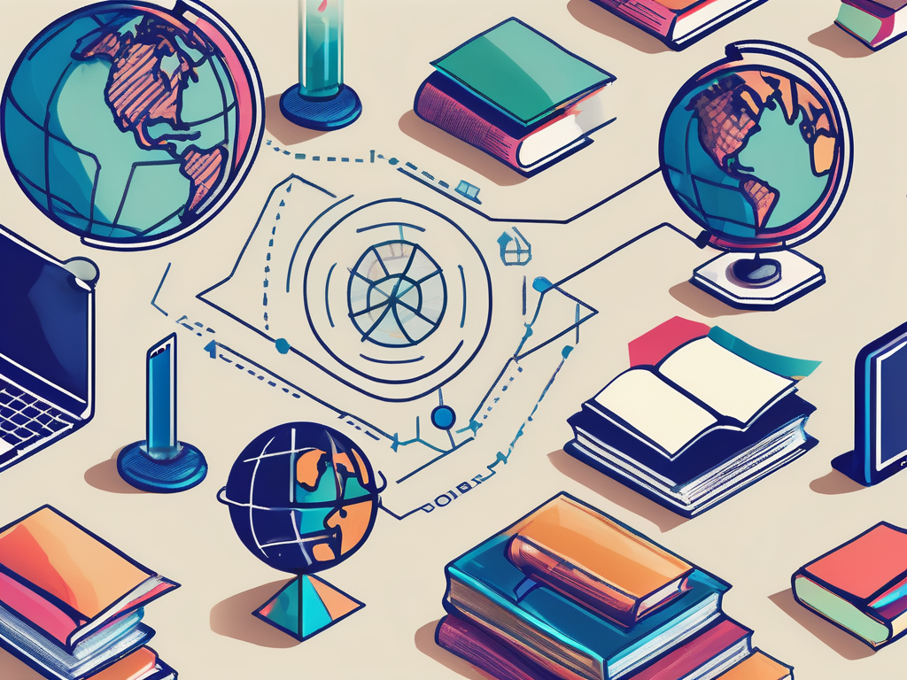 Various digital devices like a laptop