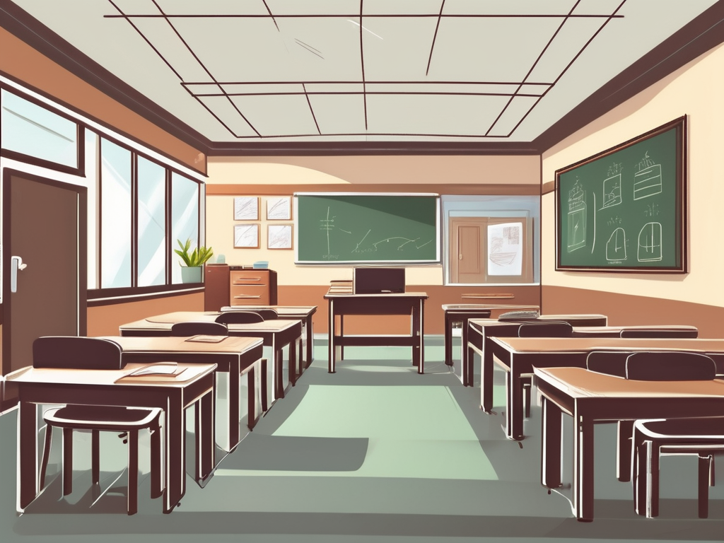 A well-organized classroom setting in malaysia