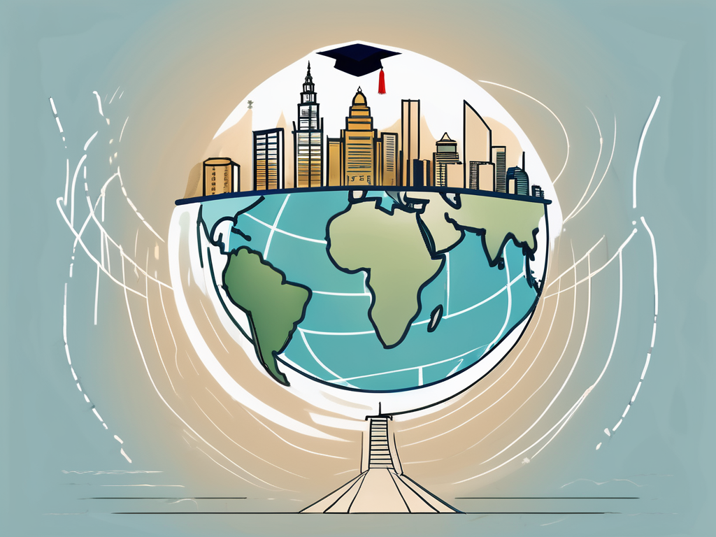 A globe focused on malaysia