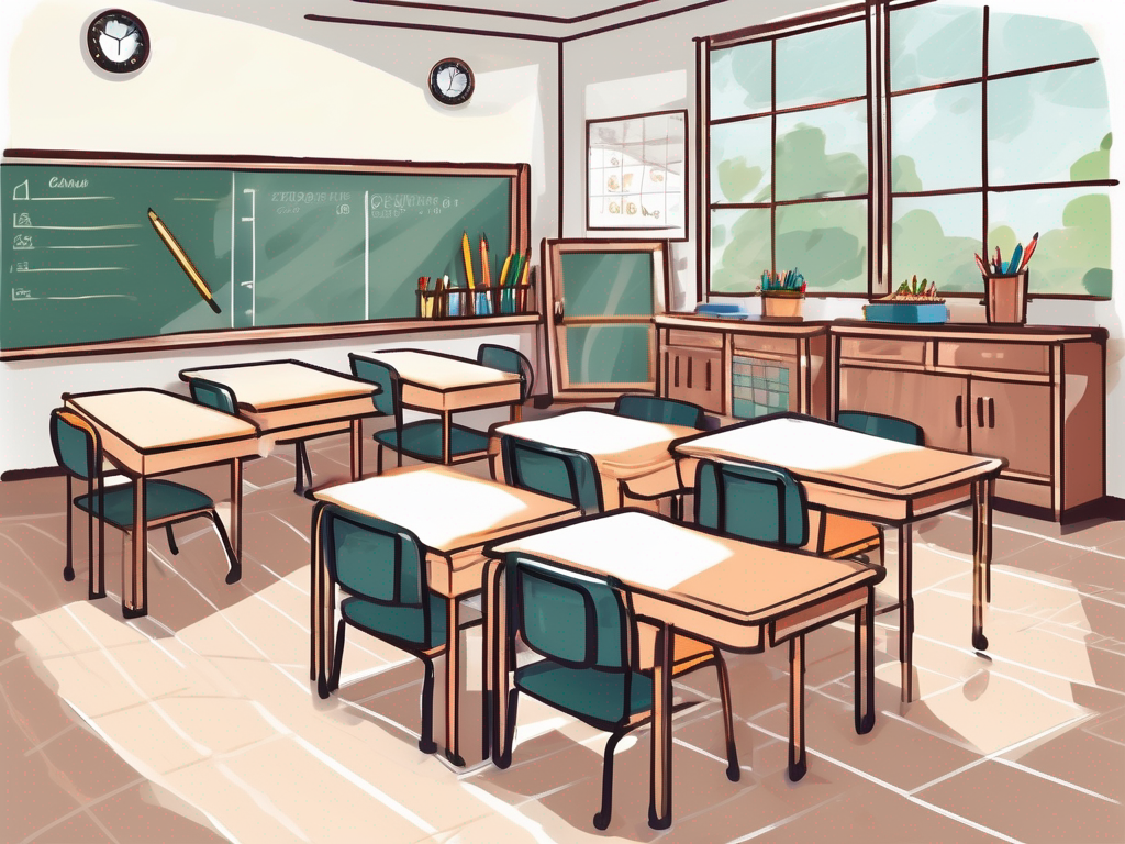 A classroom setting in thailand