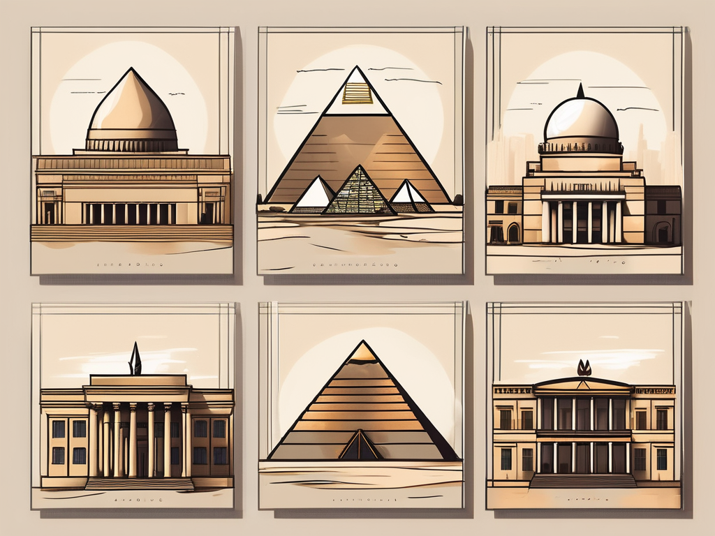 Five different school buildings