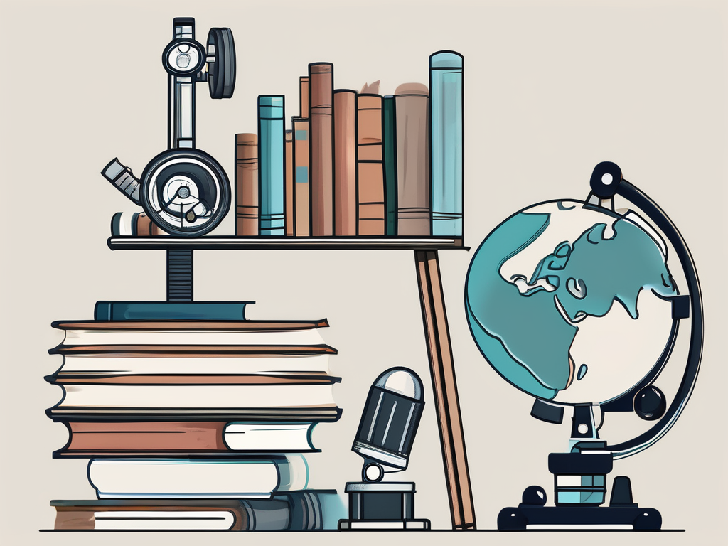 A diverse set of educational tools like books