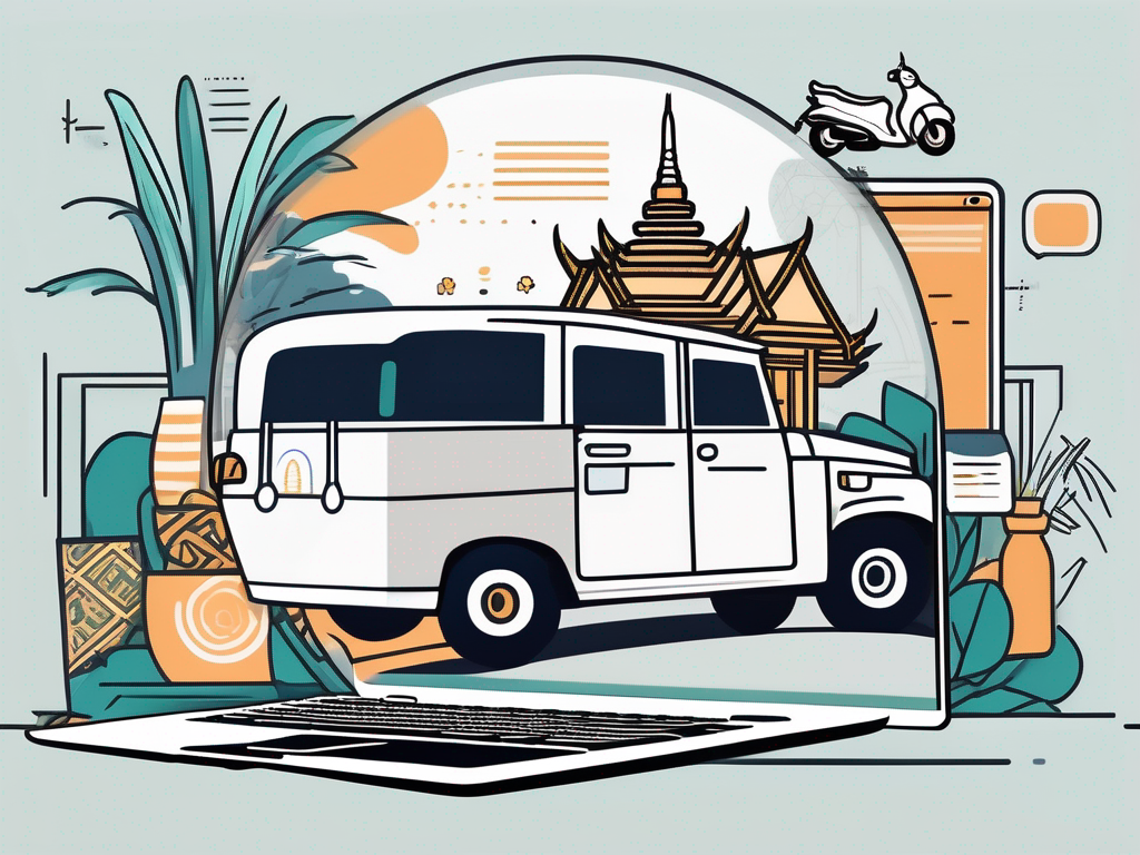 A laptop displaying a webinar interface