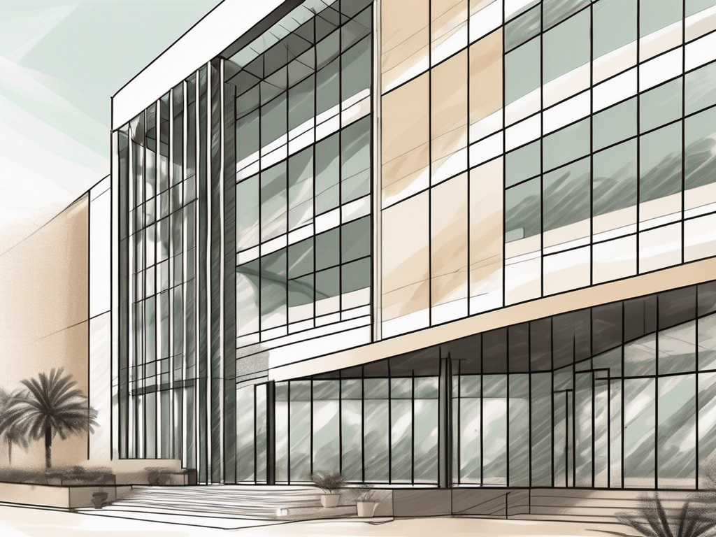 A prestigious school building in dubai