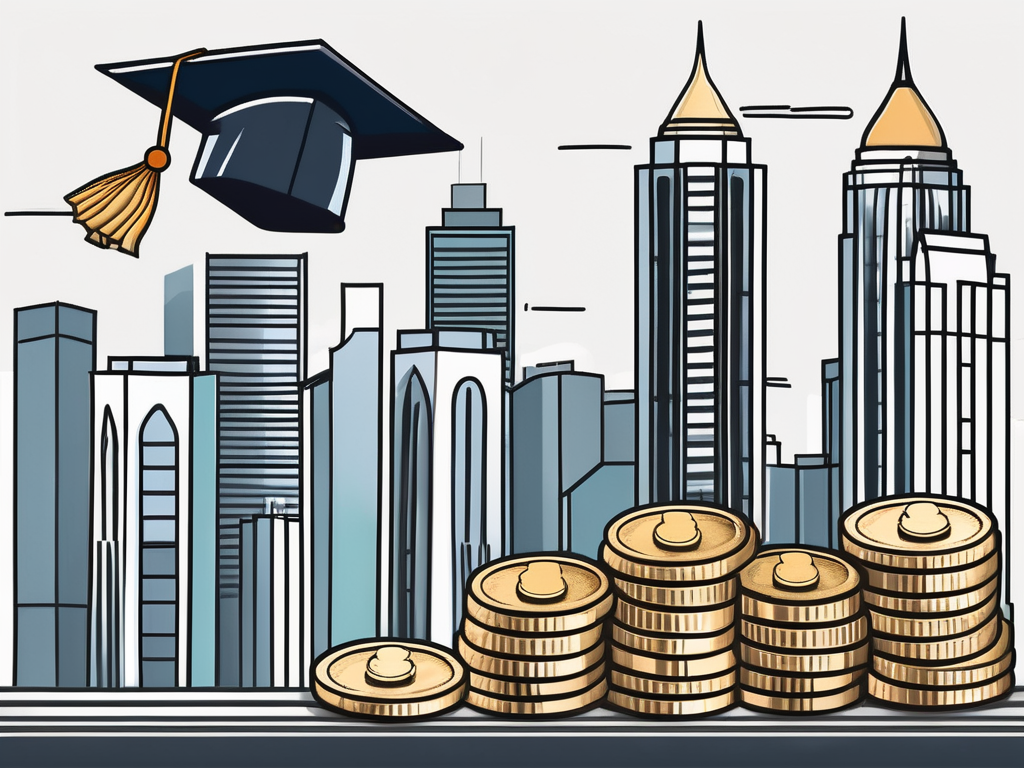 A malaysian city skyline with iconic buildings