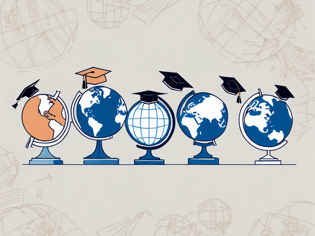 Five distinct globes