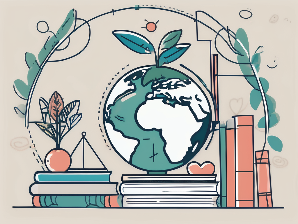 A diverse set of educational tools like books