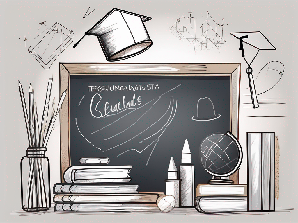 A schoolhouse entangled in a large