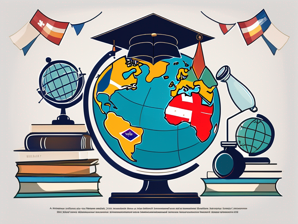 The united world college of the atlantic campus with various educational elements like books