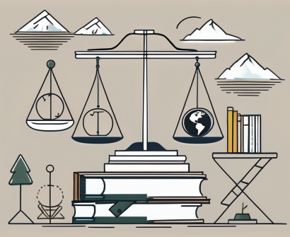 A classroom setting with various symbols representing the challenges and benefits mentioned in the article