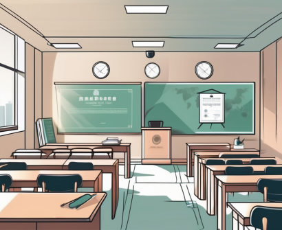 A classroom setting in hong kong with various educational tools