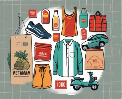 Various items commonly purchased in vietnam