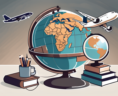 A traditional classroom setting transforming into a modern