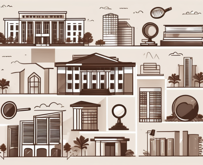 A variety of international school buildings in singapore