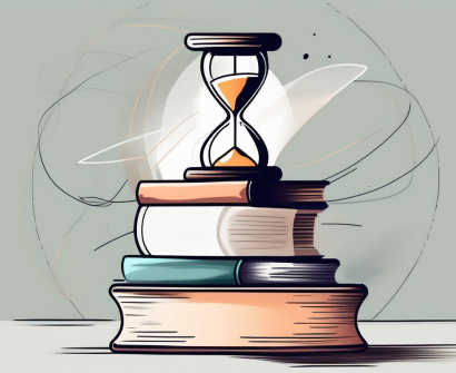 A balanced scale with a globe on one side and a stack of books and a graduation cap on the other