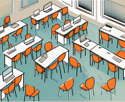 Seven different sized classrooms