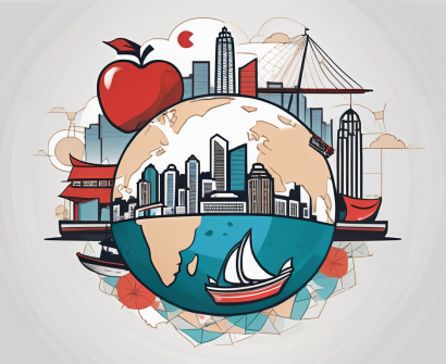 A graduation cap sitting atop a globe that is focused on hong kong