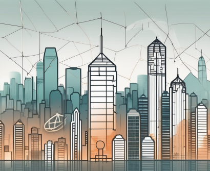 A symbolic barrier wall with six different keys floating around it