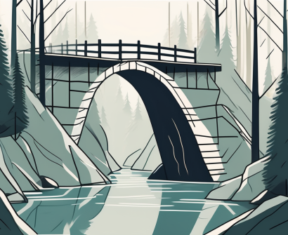 A sturdy bridge overcoming various obstacles such as a tall wall